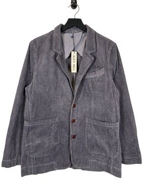 NWT Alex Mill Size M Corduroy Boyish Blazer Gray Botanical Dyed Preppy
